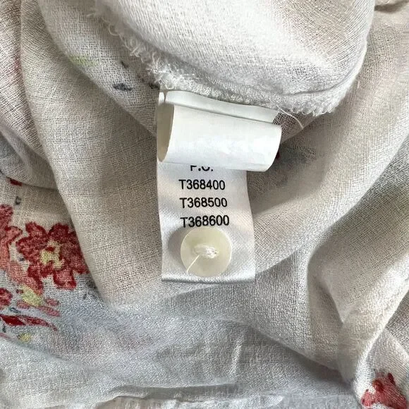 Lucky Brand Floral Peasant Blouse - Picture 9 of 11